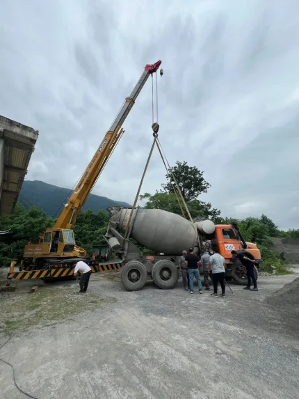 جرثقیل در نوشهر